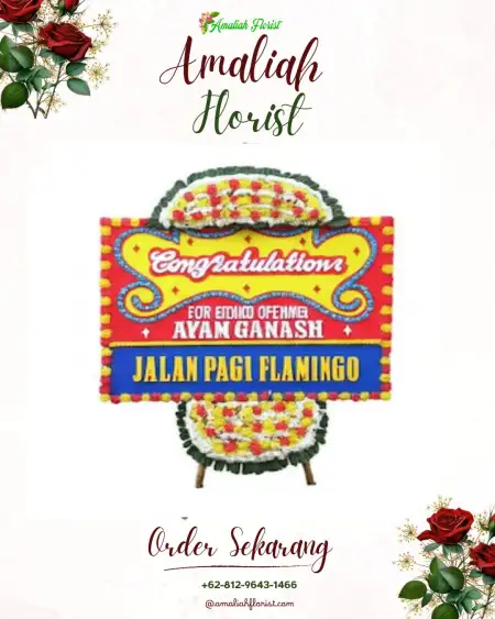Sewa Papan Bunga Mlese